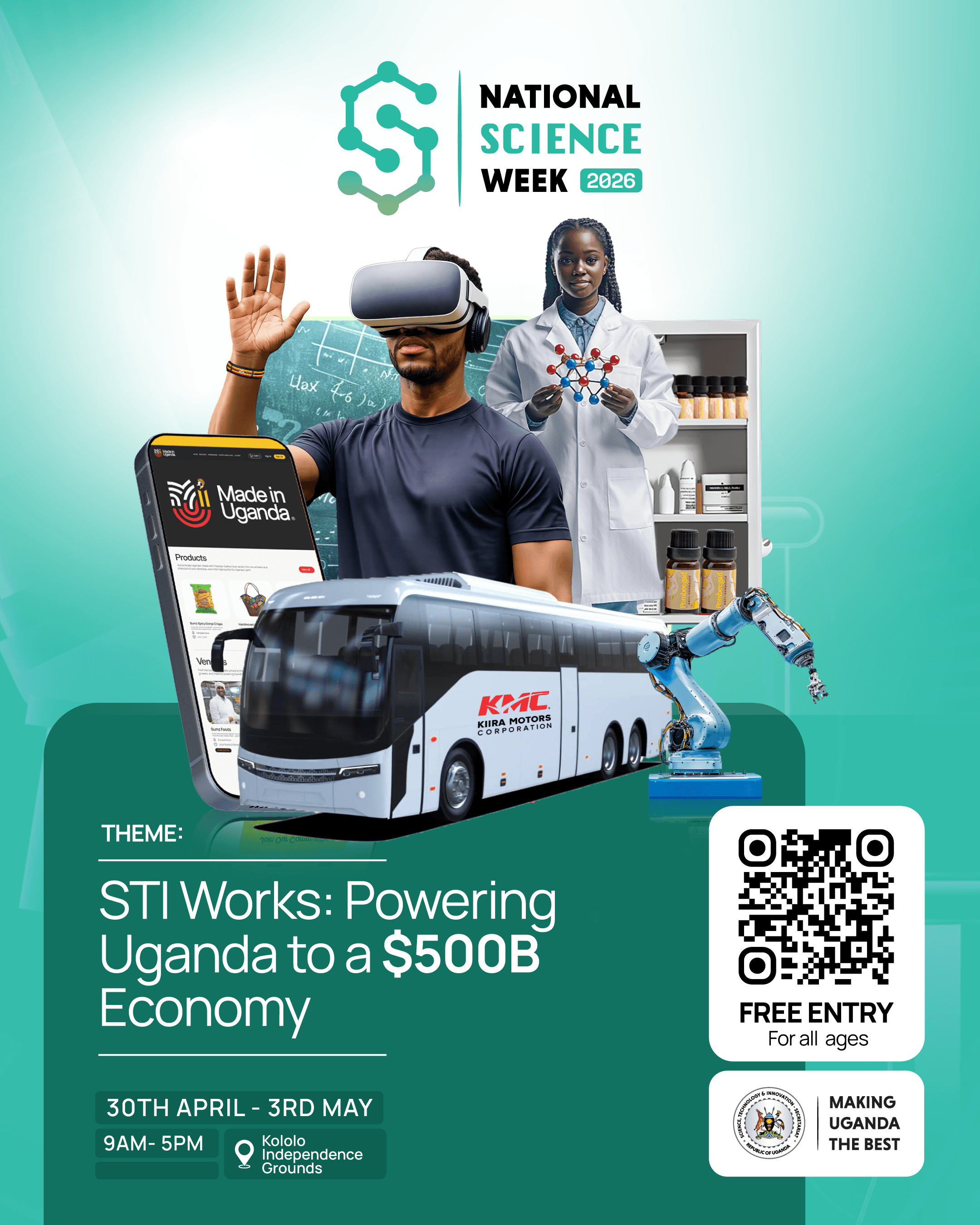 National Science Week 2026 — STI Works: Powering Uganda to a $500B Economy